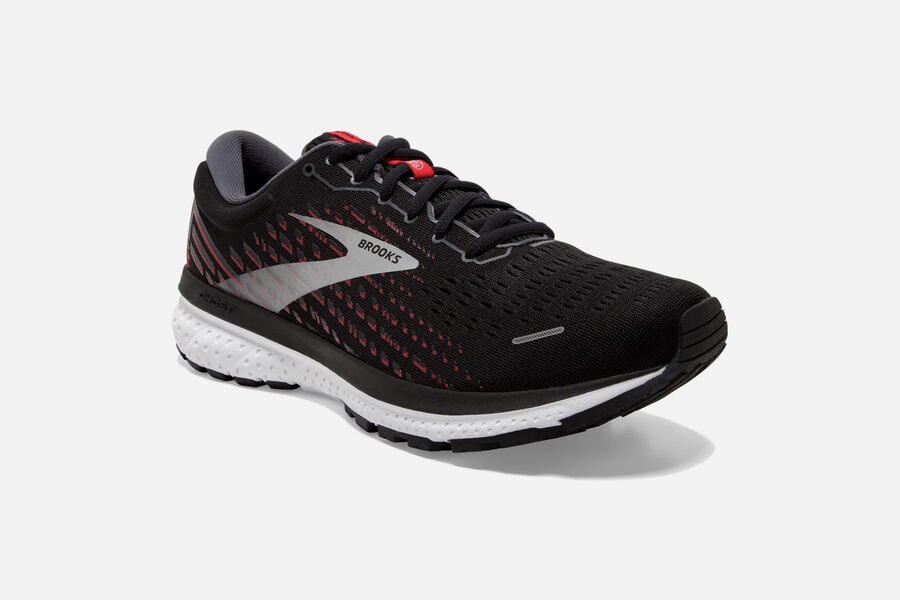 Brooks Ghost 13 Road Running Shoes Mens - Black/Grey - VHLBP-7125